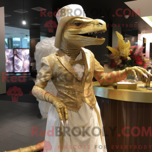 Maskottchen eines goldenen...