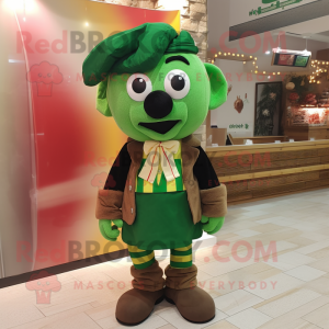 Oliven irsk flag maskot...
