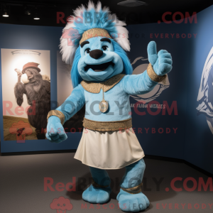 Mascottefiguur van een...