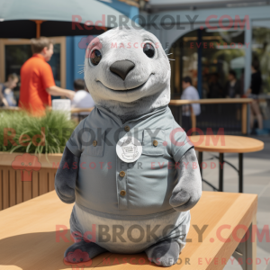 Mascottefiguur van een...