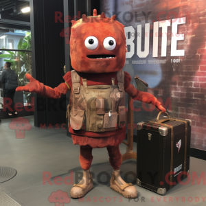 Mascot character of a Rust...