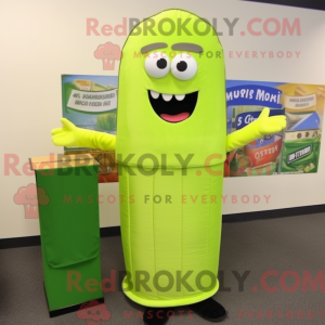 Mascot character of a Lime...
