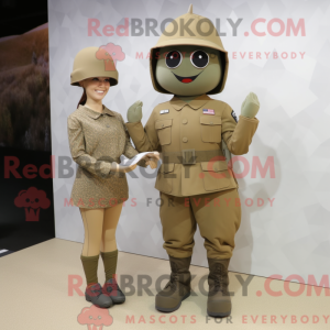 Mascottefiguur van een...