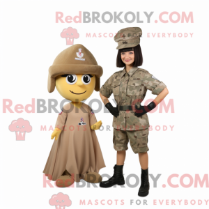 Postava maskota Tan Army...