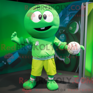 Mascottekarakter van een...