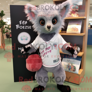 Maskotkarakter af en Peach...