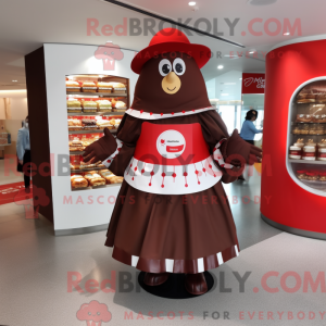Mascot character of a Red...