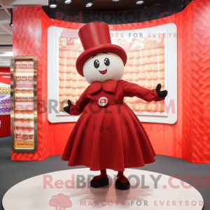 Mascot character of a Red...