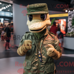Mascot karakter van een...