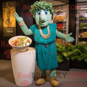 Mascot karakter van een...