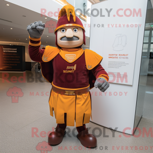 Mascottefiguur van een...