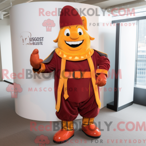 Mascot character of a Rust...