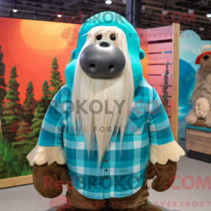 Mascottefiguur van een...