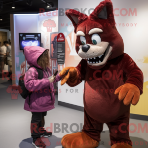 Mascot karakter van een...