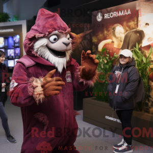 Mascot karakter van een...