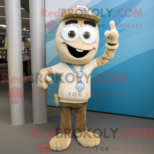 Personaggio mascotte con un...
