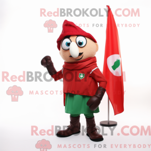 Mascot character of a Red...