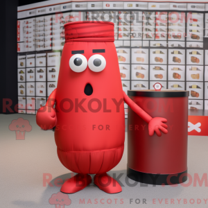 Mascot character of a Red...