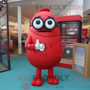 Mascot character of a Red...