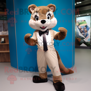 Cream Marten mascotte...