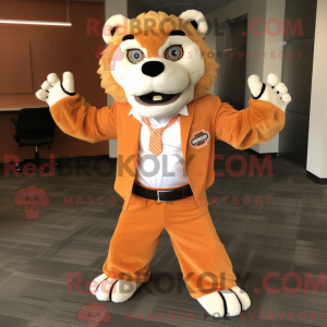Maskot karakter af en...