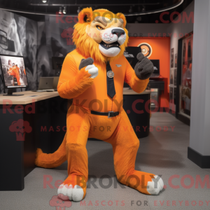 Maskot karakter av en...