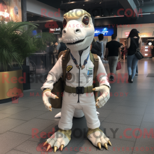Mascot character of a White...