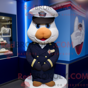 Maskotkarakter av en Navy...