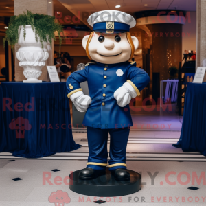 Mascot character of a Navy...