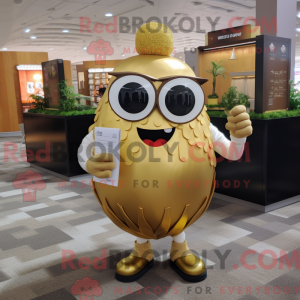 Mascot character of a Gold...