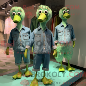 Mascot character of a Green...