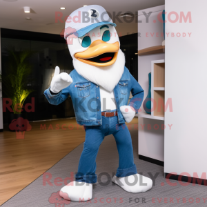 Mascot character of a Cyan...