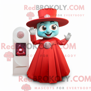 Mascot character of a Red...