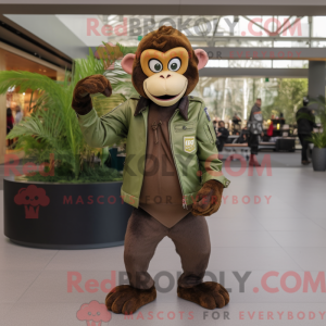 Mascot character of a Olive...