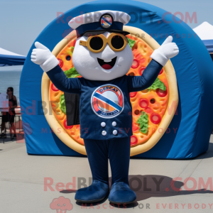 Maskot postava Navy Pizza...