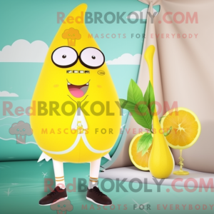 Mascot character of a Lemon...