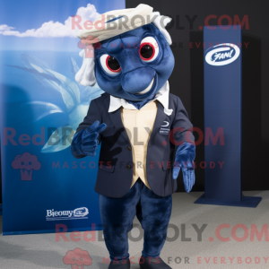 Maskotfigur af en Navy...