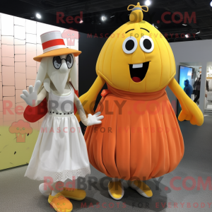 Mascottekarakter van een...
