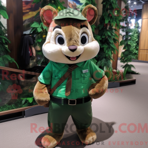 Maskot-karakter av en...