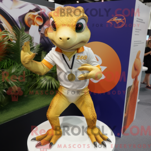 Maskottchen einer goldenen...