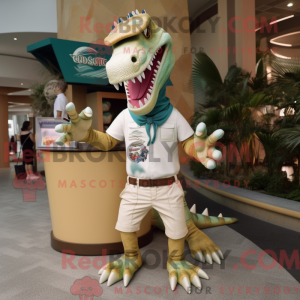 Mascot karakter van een...