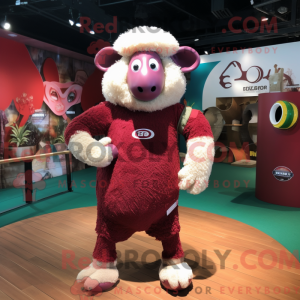 Mascottefiguur van een...