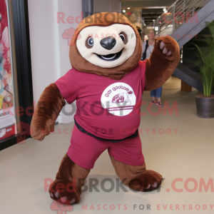 Mascot karakter van een...