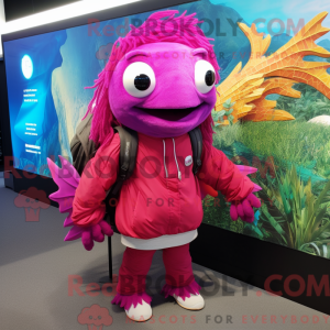 Mascot character of a...