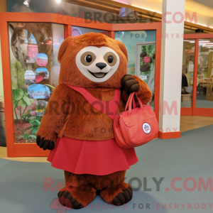 Mascot karakter van een...