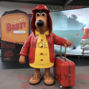 Mascottekarakter van een...