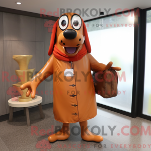 Mascot character of a Rust...