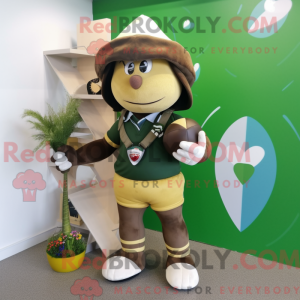 Mascottekarakter van een...