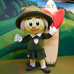 Personaje mascota de Olive...