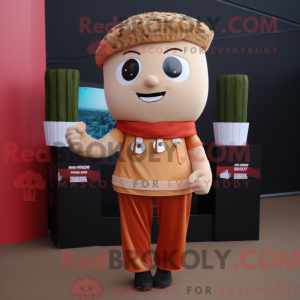 Mascottefiguur van een...